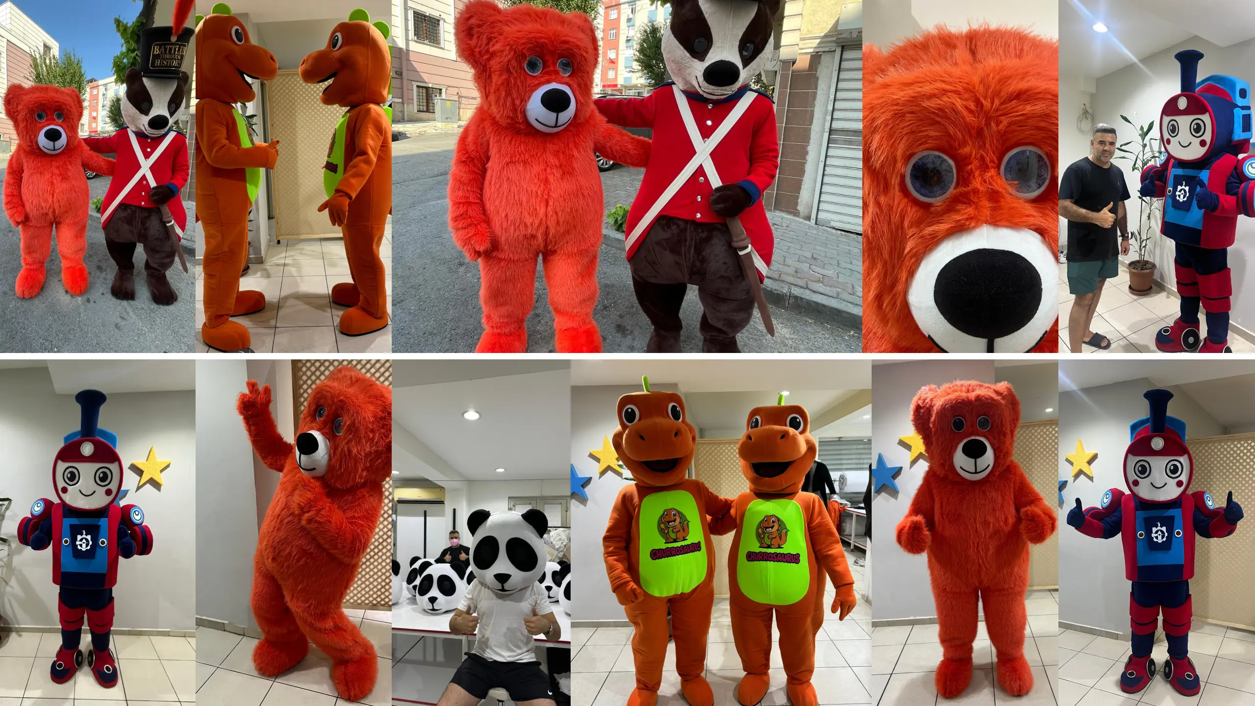 Maskot Hero Background